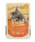 Promo Pâtée pour chat en sachet au poulet et à la citrouille Sam's Field - 85 g à 1,58 € dans le catalogue Botanic à Villeneuve-lès-Avignon