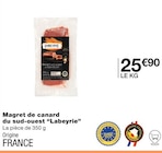 Magret de canard du sud-ouest - Labeyrie en promo chez Monoprix Villepinte à 25,90 €