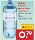Mineralwasser oder Nearwater von Vöslauer im aktuellen Netto Marken-Discount Prospekt für 0,79 €