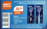 elektrische Zahnbürste Pro Series 1 in Schwarz oder Caribbean Blue von ORAL-B im aktuellen Müller Prospekt für 32,99 €