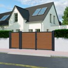 Portail aluminium et composite « delfis » - Brico Dépôt à Créteil Portail aluminium et composite « delfis » en promo chez Brico Dépôt Créteil à 799,00 €