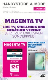 Aktueller handystore & more Elektromärkte Prospekt in Tostedt und Umgebung, "MAGENTA TV" mit 8 Seiten, 01.01.2026 - 12.01.2026