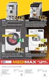 Kaffeevollautomat im MEDIMAX Prospekt in Kempen Aktueller MEDIMAX Prospekt mit Kaffeevollautomat, "BLACK MAX", Seite 8