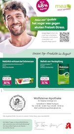 mea - meine apotheke Apotheken Prospekt der aktuellen Woche mit 4 Seiten, gültig von 01.08.2026 bis 31.08.2026, in Pyrbaum und Umgebung Aktueller mea - meine apotheke Apotheken Prospekt in Pyrbaum und Umgebung, "Unsere August-Angebote" mit 4 Seiten, 01.08.2026 - 31.08.2026