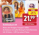 Echtfotobuch A4 bei ALDI Nord im Bad Langensalza Prospekt für 21,99 €