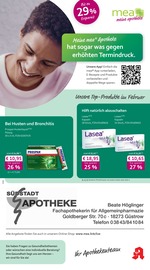 mea - meine apotheke Apotheken Prospekt der aktuellen Woche mit 4 Seiten, gültig von 01.02.2026 bis 28.02.2026, in Güstrow und Umgebung Aktueller mea - meine apotheke Apotheken Prospekt in Güstrow und Umgebung, "Unsere Februar-Angebote" mit 4 Seiten, 01.02.2026 - 28.02.2026