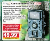 Norma Uckange - Promo Caméra de surveillance TX-256 Promo Caméra de surveillance TX-256 à 49,99 € dans le catalogue Norma à Uckange