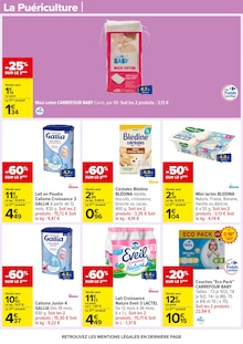 Promotion Couches dans le prospectus Carrefour, valable du 02/12/2025 au 15/12/2025 Promo Couches dans le catalogue Carrefour du moment à la page 58