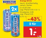 Energy Drink Angebote von Booster bei Netto Marken-Discount Altenburg für 1,00 €