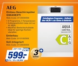 Einbau-Geschirrspüler GS649EXTI Angebote von AEG bei expert Würzburg für 599,00 €