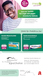 Aktueller mea - meine apotheke Apotheken Prospekt für Sulzburg: Unsere Juni-Angebote mit 4} Seiten, 01.06.2026 - 30.06.2026
