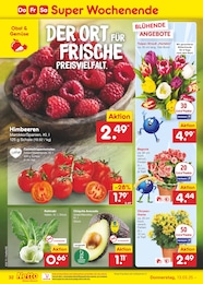 Netto Marken-Discount Himbeeren im Prospekt 