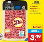 Schweine-Hackfleisch Angebote von Gut Ponholz bei Netto Marken-Discount Gotha für 3,49 €