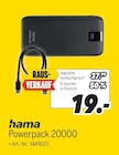 Powerpack 20000 im Angebot bei MEDIMAX in Oberhausen Powerpack 20000 Angebote von hama bei MEDIMAX Oberhausen für 19,00 €