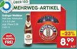 Aktuelle Erdinger Angebote bei Netto Marken-Discount in Remscheid Aktuelles Weißbier Angebot bei Netto Marken-Discount in Remscheid ab 8,99 €