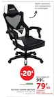 Fauteuil gamer - AMSTRAD en promo chez Super U Villeurbanne à 79,99 €