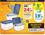 Lot de 3 boîtes de rangement 60l - Super U à Niort Lot de 3 boîtes de rangement 60l en promo chez Super U Niort à 19,99 €