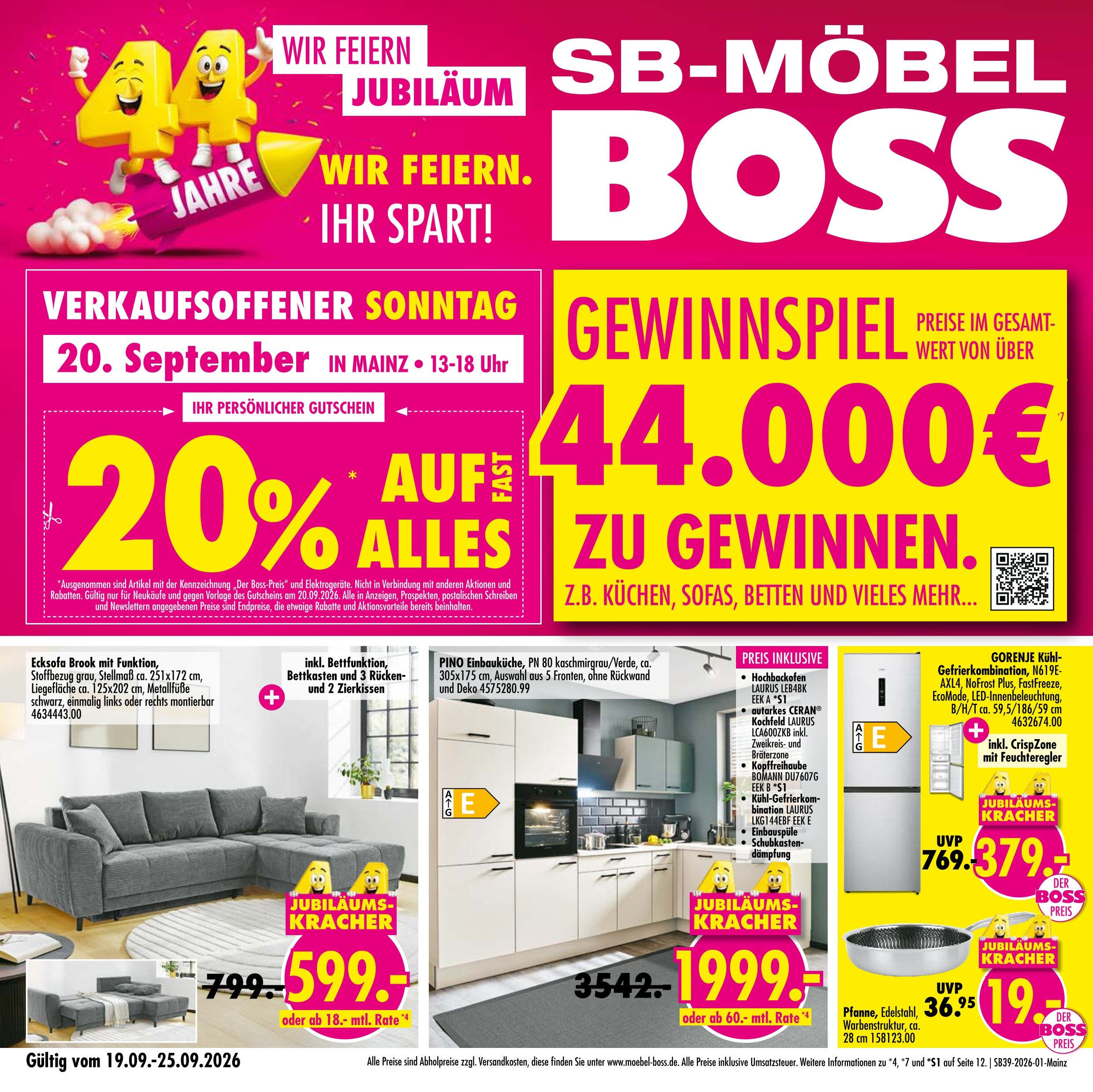 MÖBEL BOSS Filialen Mainz 🧡 Adressen & Öffnungszeiten