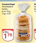 Smashed Bagel im Angebot bei GLOBUS in Rostock Smashed Bagel Angebote bei GLOBUS Rostock für 1,79 €