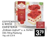 Cafeteria Erdbeer-Joghurt bei E center im Düsseldorf Prospekt für 3,79 €