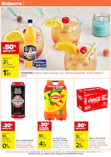 Promo Coca-Cola dans le catalogue Carrefour du moment à la page 41