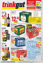 Trinkgut Prospekt für Monheim mit 6 Seiten Trinkgut Prospekt für Monheim: "Aktuelle Angebote", 6 Seiten, 01.09.2025 - 06.09.2025