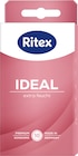 Kondome Ideal Extra Feucht im Angebot bei Rossmann in Straubing Kondome Ideal Extra Feucht Angebote von Ritex bei Rossmann Straubing für 5,49 €