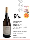 AOP Pouilly-Vinzelles - Cabotte du Chapitre - Intermarché Hyper AOP Pouilly-Vinzelles - Cabotte du Chapitre à 9,50 € dans le catalogue Intermarché Hyper