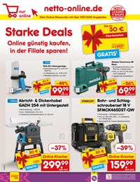 Netto Marken-Discount Bohrmaschine im Prospekt 