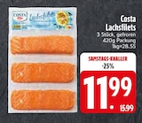 Lachsfilets im EDEKA Prospekt Lachsfilets von Costa im aktuellen EDEKA Prospekt für 11,99 €