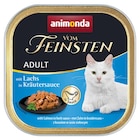 Animonda Cat Vom Feinsten mit Lachs in Kräutersauce 100 g Angebote von Animonda bei Zookauf Ansbach für 0,79 €