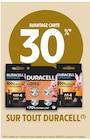 Intermarché Pélissanne - Promo 30% avantage carte sur tout Duracell Promo 30% avantage carte sur tout Duracell à dans le catalogue Intermarché à Pélissanne