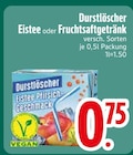 Eistee im EDEKA Prospekt Eistee von Durstlöscher im aktuellen EDEKA Prospekt für 0,75 €
