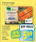 Bio Lachsfilet von EDEKA für 5,69 € bei E center im Angebot Bio Lachsfilet von EDEKA im aktuellen E center Prospekt