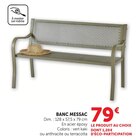 Banc Messac à 79,00 € dans le catalogue Super U