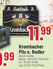 Pils Angebote von Krombacher bei Trinkgut Bocholt für 11,99 €