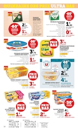 Prix et réduction Beurre dans le prospectus Super U en cours Offre Beurre dans le catalogue Super U du moment à la page 18