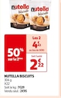 Biscuits - NUTELLA dans le catalogue Auchan Supermarché