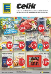 Hackfleisch im EDEKA Prospekt in Mettmann Aktueller EDEKA Prospekt mit Hackfleisch, "Aktuelle Angebote", Seite 1
