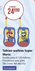Talkies-walkies Super Mario - Lexibook dans le catalogue Géant Casino