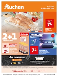 Catalogue Supermarchés Auchan Hypermarché en cours à Boulogne-Billancourt et alentours, Auchan, 40 pages, 05/03/2024 - 11/03/2024