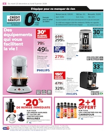 Prix et réduction Senseo dans le prospectus Carrefour en cours Offre Senseo dans le catalogue Carrefour du moment à la page 8