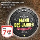 Marzipan-Torte Mann des Jahres Angebote von Niederegger bei GLOBUS Rostock für 7,99 €