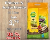 Kräuter- & Anzuchterde Angebote von frux bei Garten-Center Nordharz GmbH & Co. KG Gifhorn für 3,79 €