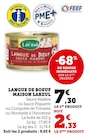 Super U Saint-Germain-du-Corbeïs - Promo Langue de Boeuf Promo Langue de Boeuf à 2,33 € dans le catalogue Super U à Saint-Germain-du-Corbeïs