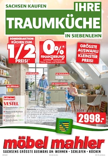 Möbel Mahler Siebenlehn Prospekt IHRE TRAUMKÜCHE mit  Seiten in Altenburg und Umgebung