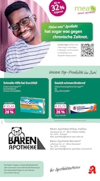 Aktueller mea - meine apotheke Apotheken Prospekt für Reinsdorf: Unsere Juni-Angebote mit 4} Seiten, 01.06.2026 - 30.06.2026