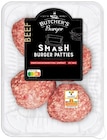 Smash Burger Patties im REWE Prospekt Smash Burger Patties von Butcher’s Burger im aktuellen REWE Prospekt für 6,49 €