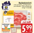 Aktuelle Schweinefleisch Angebote bei EDEKA in Remscheid Aktuelles Nackenkotelett Angebot bei EDEKA in Remscheid ab 5,99 €