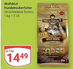Wild Duck Hundetrockenfutter im Angebot bei GLOBUS in Neubrandenburg Wild Duck Hundetrockenfutter Angebote von Wolfsblut bei GLOBUS Neubrandenburg für 14,49 €
